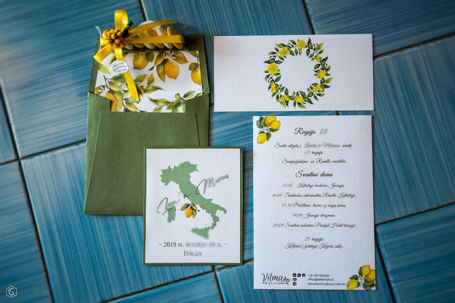 vestuviniai vestuvių pakvietimai invitations italija - vilma rapšaitė wedding vestuviu planavimas planuotoja vestuves italijoje organizavimas planuotoja patarimai idejos svente santuoka