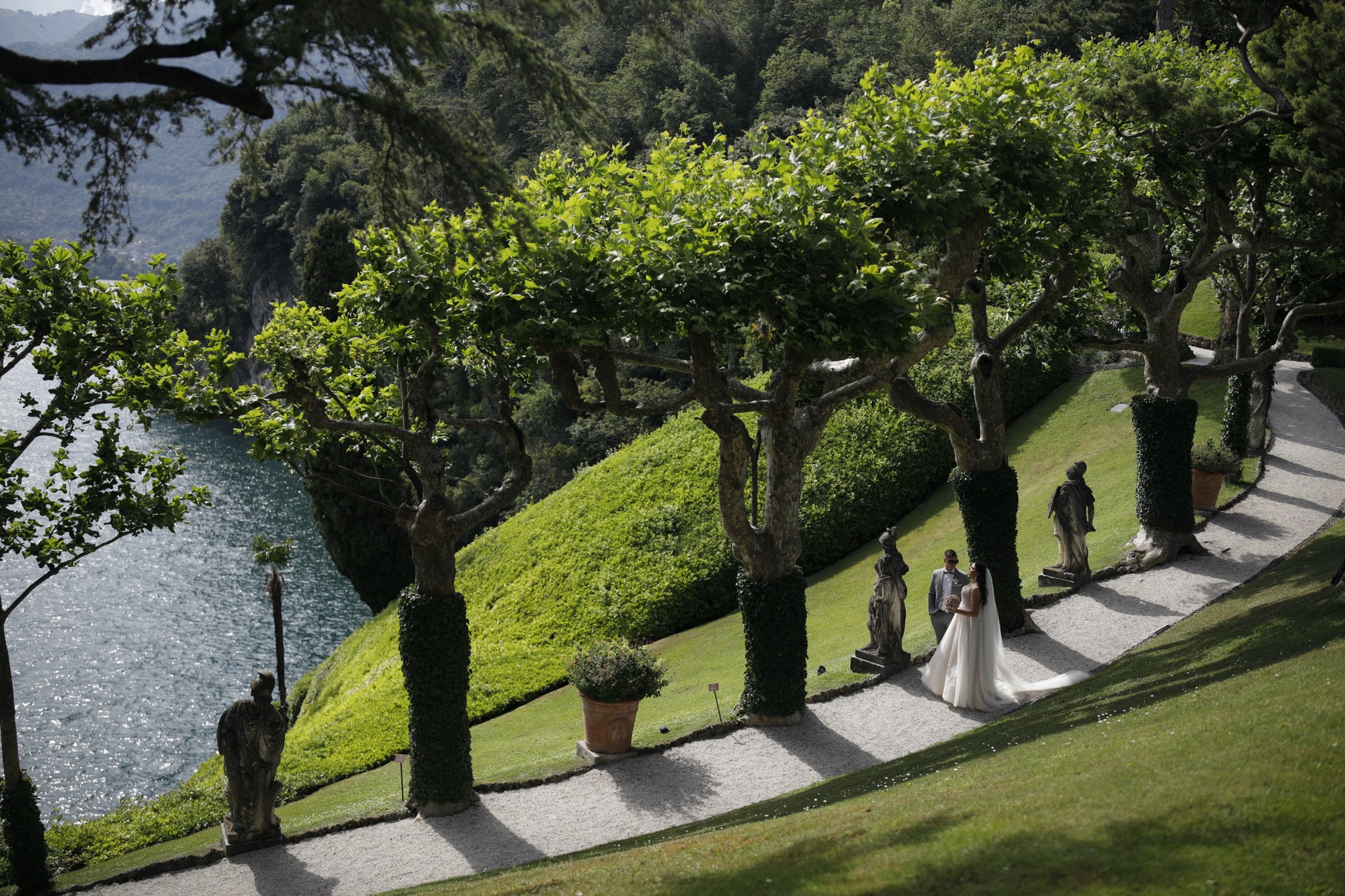 Vilma Rapsaite Wedding Vestuves Italijoje Organizavimas planavimas planuotoja como lake komo ezeras italija 16 Villa Balbianello parkas