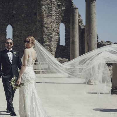 Vilma Wedding & Event Planner _ vestuvės italijoje _ civilinė ceremonija dviems Amalfio pakrantėje _ Sant'Eustachio bazilika _ jaunieji _ vestuvių organizatorė Vilma Rapšaitė