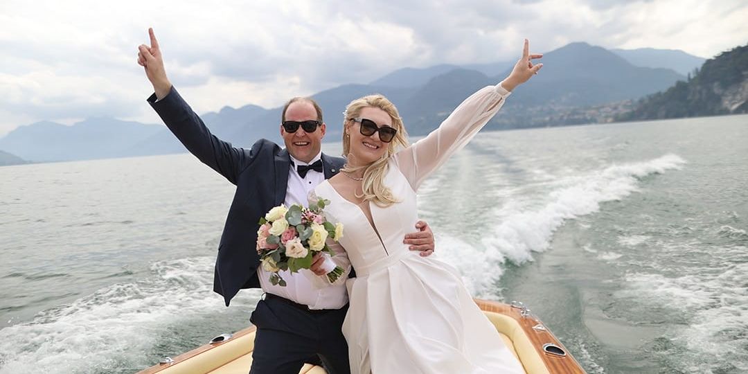 Vilma Wedding & Event Planner _ vestuvės Italijoje _ santuoka užsienyje _ baigėsi _ Komo ežeras _ kateris _ prabangios vestuvės